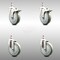 Service Caster 5 Inch 316SS Gray Polyurethane 1/2 Inch Threaded Stem Caster Lock Brake SCC, 2PK SCC-SS316TSTTL20S514-PPUB-121315-2S2 - alternate 1